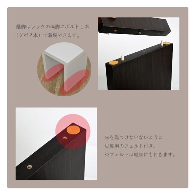JK-PLAN(ジェイケイ・プラン) FTA-0001-BR コの字ユニットラック（BR）[FTA0001BR] 返品種別A_11