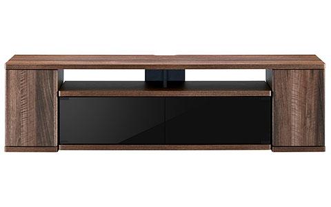 朝日木材加工 AS-SBS1500-DB 65V型まで対応 テレビ台（ダークブラウン木目）Swing[ASSBS1500DB] 返品種別A