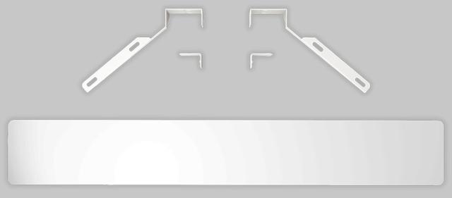 朝日木材加工 WS-F820SB-W 壁寄せテレビスタンド（壁ピタ）用 シアターバー棚板（ホワイト）ASAHI SWING[WSF820SBW] 返品種別A