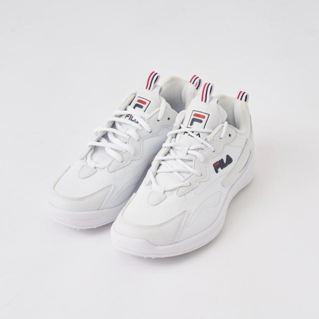 フィラ レディース・スパイクレス・ゴルフシューズ（ホワイト・24.5cm） FILA GOLF RAY TRACER（レイトレイサー） 753971245WT返品種別A