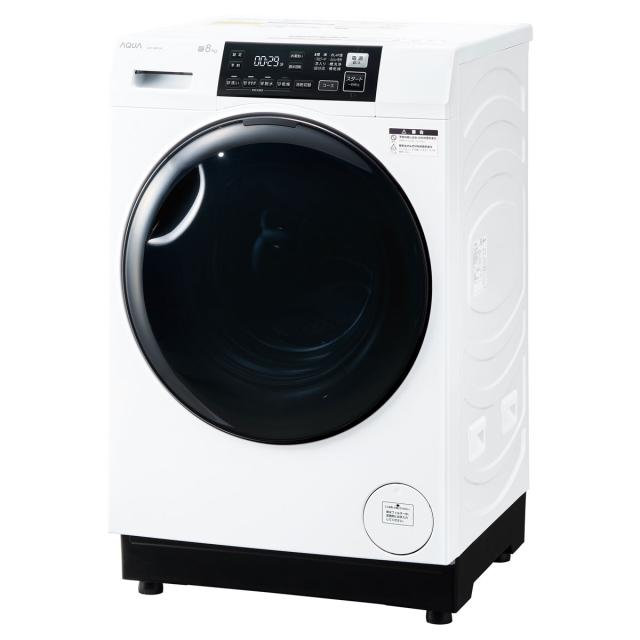 アクア AQW-D8R-R-W 8.0kg ドラム式洗濯乾燥機【右開き】ホワイトAQUA[AQWD8RRW] 返品種別A