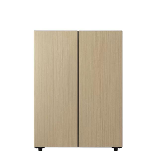 アクア AQR-FD7P-C 71L 2ドア冷蔵庫（グレージュウッド）AQUA　家具冷蔵庫［ルーク］[AQRFD7PC] 返品種別A アクア AQR-FD7P-C 71L 2ドア冷蔵庫（グレージュウッド）AQUA 家具