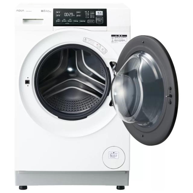 アクア AQW-D8A-R-W 8.0kg ドラム式洗濯乾燥機【右開き】ホワイトAQUA[AQWD8ARW] 返品種別A