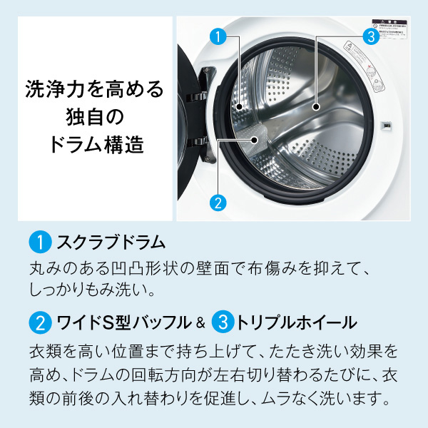 アクア AQW-D8A-R-K 8.0kg ドラム式洗濯乾燥機【右開き】サファイアブラックAQUA[AQWD8ARK] 返品種別A