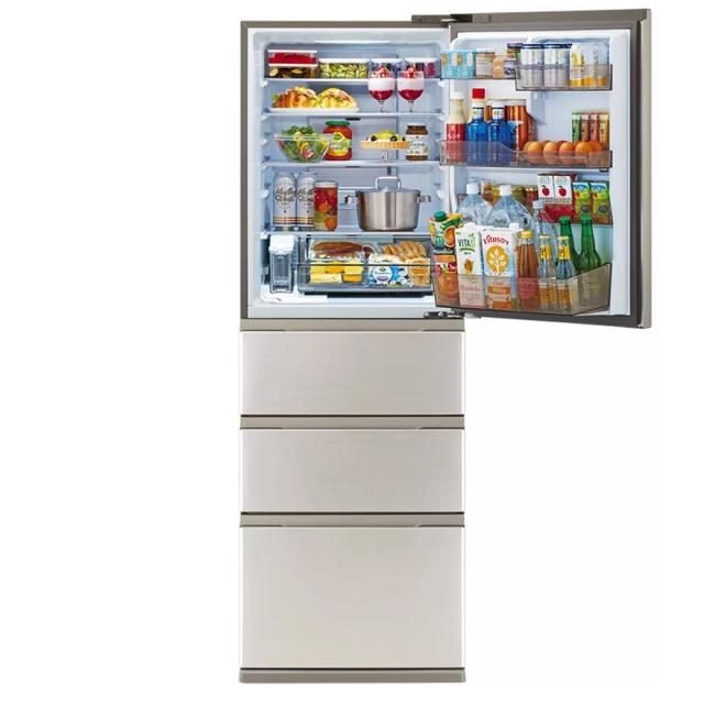 アクア AQR-S36A-N 362L 4ドア冷蔵庫（ブライトシャンパン）【右開き