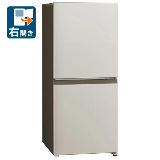 アクア AQR-17A-C 170L 2ドア冷蔵庫（マットグレージュ）【右開き】AQUA[AQR17AC] 返品種別A