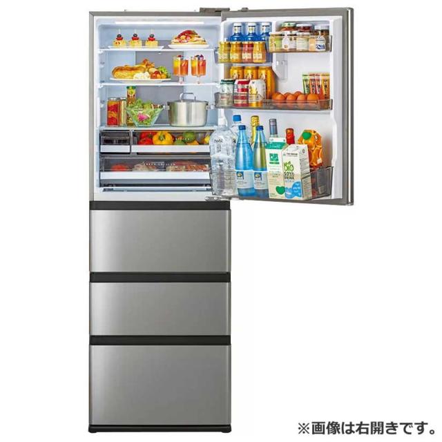 アクア AQR-V43AL-S 433L 4ドア冷蔵庫（チタンシルバー）【左開き】AQUA DELIE+[AQRV43ALS] 返品種別A_1