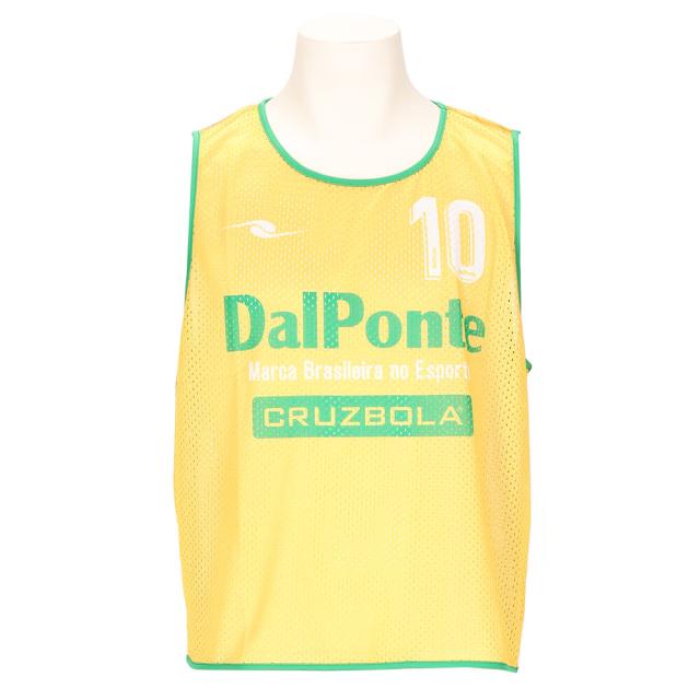 DALPONTE DPZ124-YEL-F 昇華ビブス 10枚セット（イエロー・サイズ：F）[DPZ124YELF] 返品種別A