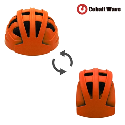 CobaltWave FT-888A-OR CE認証 自転車用折り畳みヘルメット サイズ55
