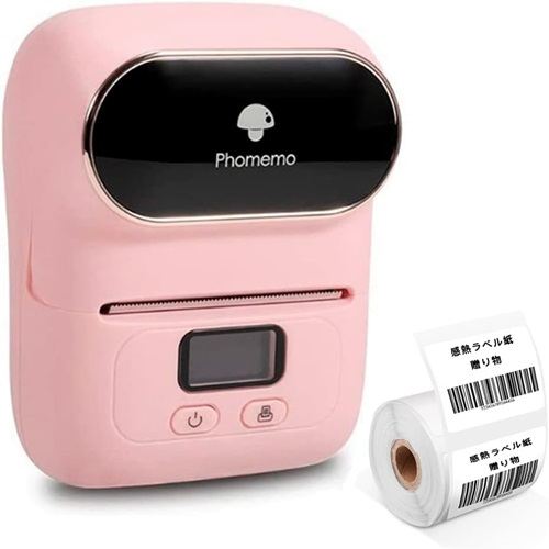 Phomemo｜フォメモ PH-M110/PK 感熱ラベルプリンター M110（ピンク 