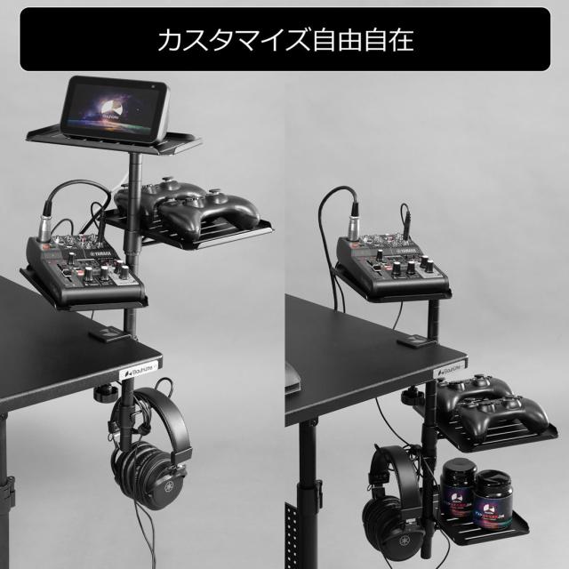 バウヒュッテ BHP-A220-BK オーディオインターフェース スタンド（ブラック）Bauhutte[BHPA220BK] 返品種別A_5