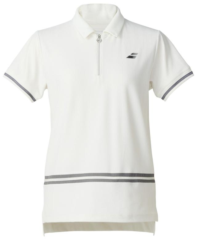 BabolaT(バボラ) BWG5380-WH00-L レディース 半袖シャツ ORIGIN TOP（ホワイト・サイズ：L）[BWG5380WH00L] 返品種別A