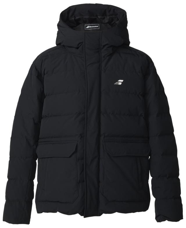 BabolaT(バボラ) メンズ プラクティスフーディージャケットCLUB DOWN JACKET（ブラック・サイズ：XL）  BUT5165C-BK00-XL返品種別A