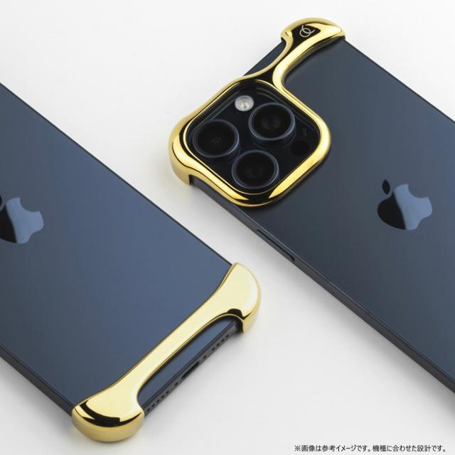 Arc AC27050I16PM iPhone 16 Pro Max用 Arc Pulse バンパーケース（アルミ・ミラーゴールド）[AC27050I16PM] 返品種別A_1