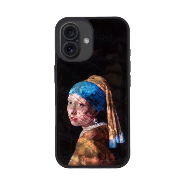 ikins（アイキンス） I27089I16 iPhone 16用 天然貝ケース（真珠の耳飾りの少女）[I27089I16] 返品種別A
