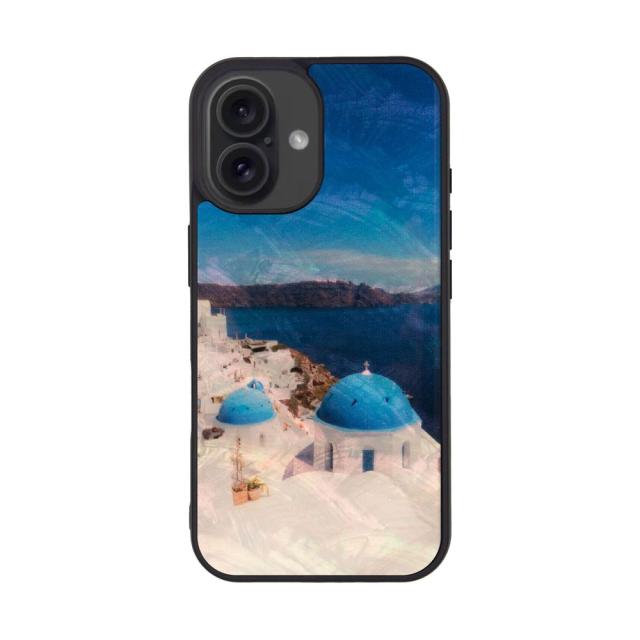 ikins（アイキンス） I27123I16 iPhone 16用 天然貝ケース（サントリーニ島）[I27123I16] 返品種別A