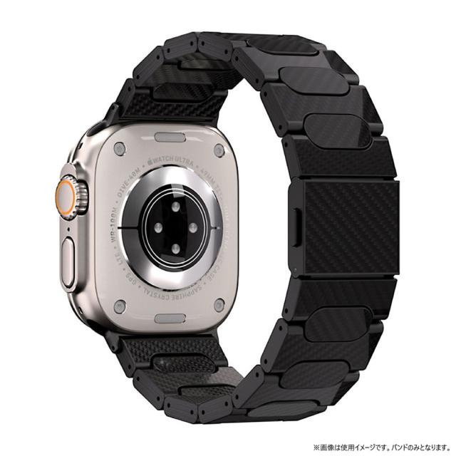 Just Mobile（ジャストモバイル） Apple Watch 49/46/45/44mm用　Watch Band 1K カーボンファイバー Just Mobile JM27401AW返品種別A_2