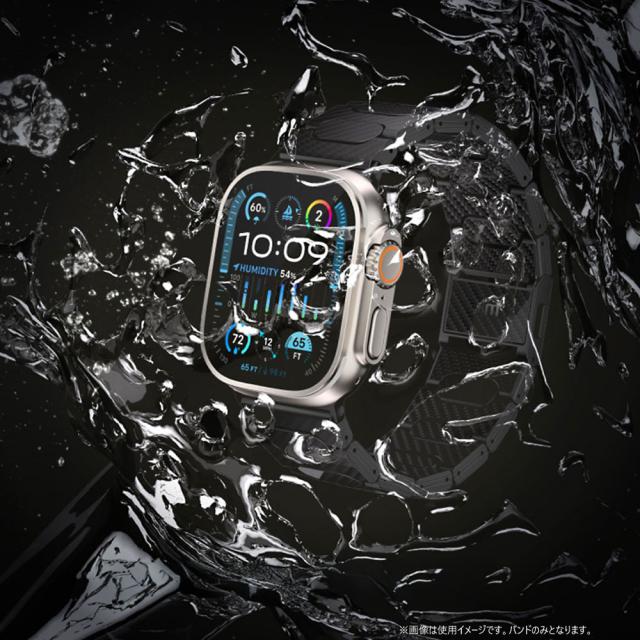 Just Mobile（ジャストモバイル） Apple Watch 49/46/45/44mm用　Watch Band 1K カーボンファイバー Just Mobile JM27401AW返品種別A_5