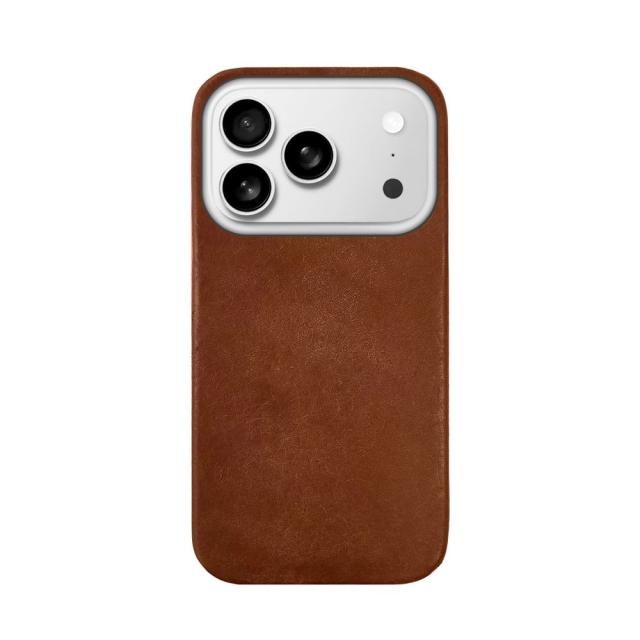 abbi ABS27810I17PR iPhone 17 Pro用 MARGOTイタリアンレザー MagSafe対応 バックカバー（ブラウン）[ABS27810I17PR] 返品種別A 6,160円