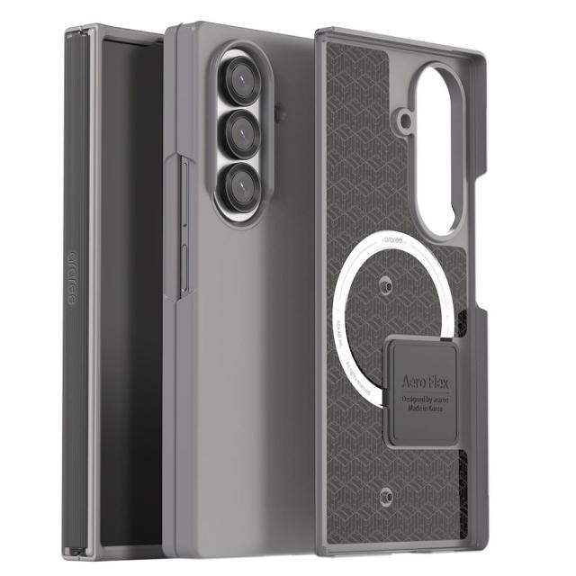 araree AR27935GZFD7 Galaxy Z Fold7用 Aero Flex M フルカバー ケース（グレー）[AR27935GZFD7] 返品種別A