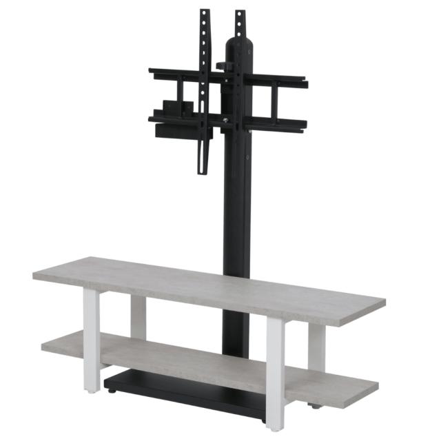 JK-PLAN(ジェイケイ・プラン) KKS-0032SET-GYBK テレビスタンド ラックセット 幅90×奥行25×高さ30（GYBK）[KKS0032SETGYBK] 返品種別A