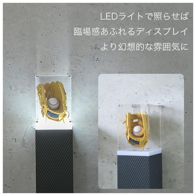 JK-PLAN(ジェイケイ・プラン) ディスプレイケース LEDベース付 背面プリント (格納庫・ドック) JPS-0004-BK返品種別A_8