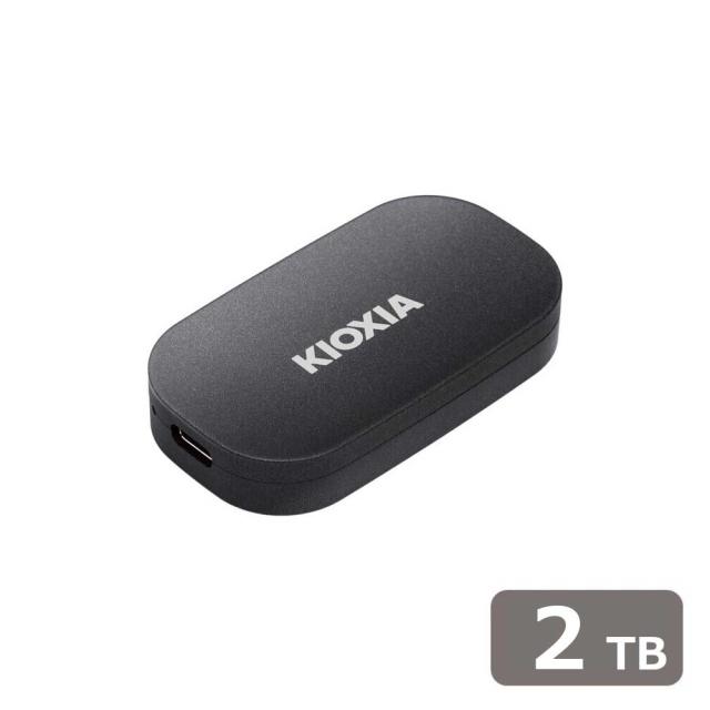 KIOXIA｜キオクシア SSD-PKP2.0U3G2-B ポータブルSSD 外付け 2TB[SSDPKP20U3G2B] 返品種別B