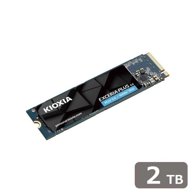 KIOXIA｜キオクシア SSD-CK2.0N5PLG4N 内蔵SSD KIOXIA EXCERIA PLUS G4 NVMe Gen5x4 2TB[SSDCK20N5PLG4N] 返品種別B