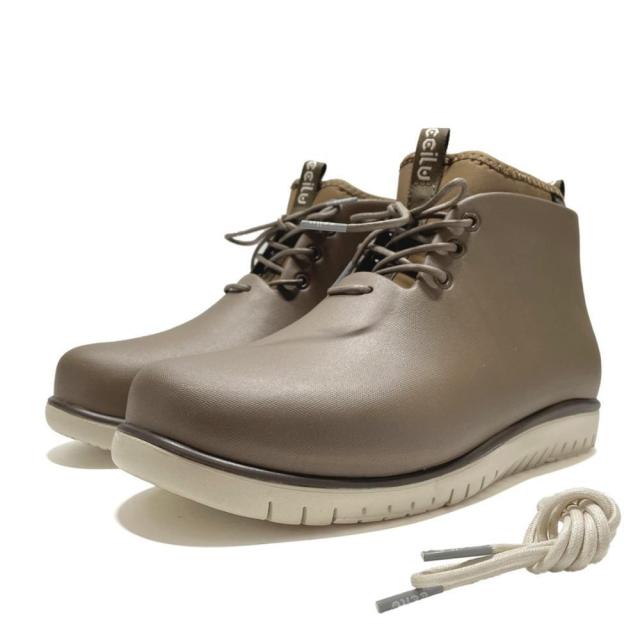 ccilu(チル) 全天候型防水コーヒーブーツ ハイカットデザイン（COFFEE/ANGORA・サイズ：25cm） BF018096-1C-2B返品種別A