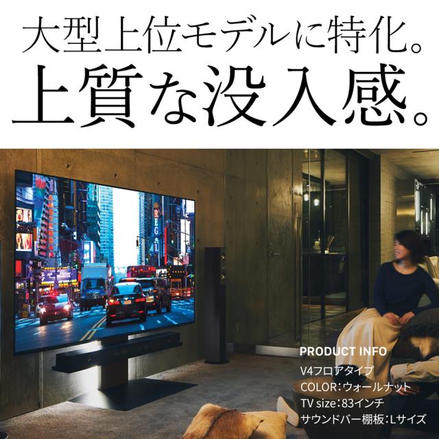 ナカムラ WLSS27111 WALLテレビスタンド V4・PRO対応サウンドバー棚板 LLサイズ（サテンホワイト）EQUALS[WLSS27111] 返品種別A_2
