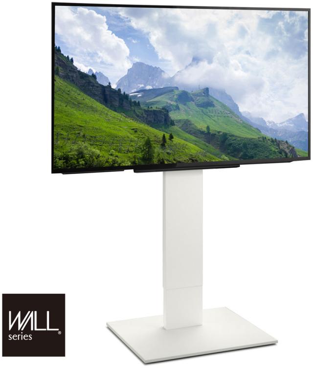 美品WILL Series テレビスタンド サテンホワイト　別売りTVとご購入 WALL EQUALS テレビスタンド サテンホワイト キャスター