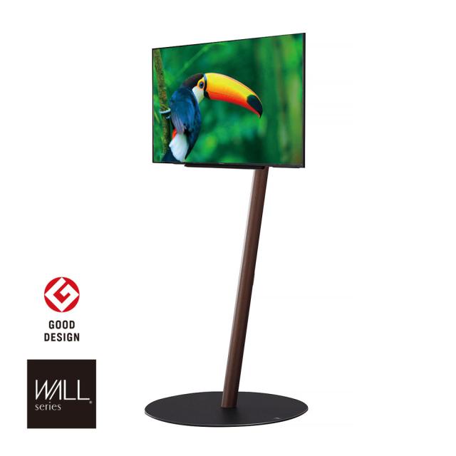 ナカムラ テレビスタンド［24〜55型対応 /フラットベース /A2 ハイタイプ /ウォールナット］ EQUALS WALL WLTVL5238F返品種別A