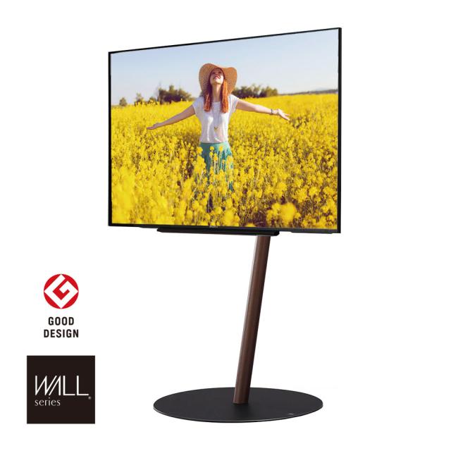 ナカムラ テレビスタンド［45〜80型対応 /フラットベース /A2 ラージタイプ /ウォールナット］ EQUALS WALL WLTVL6238F返品種別A