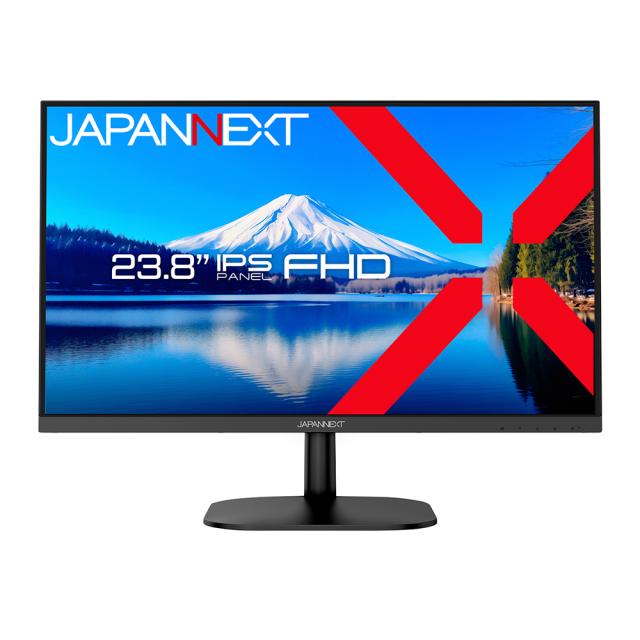 JAPANNEXT｜ジャパンネクスト JN-IPS2382FHDR 液晶ディスプレイ(23.8型/IPS/FullHD 1920×1080/75Hz/14ms/HDR10/HDMI1.4/D-Sub/VESA)(ブラック)[JNIPS2382FHDR] 返品種別A_1