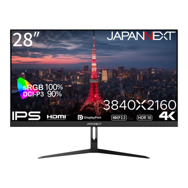 JAPANNEXT｜ジャパンネクスト JN-IPS28U 液晶ディスプレイ(28型