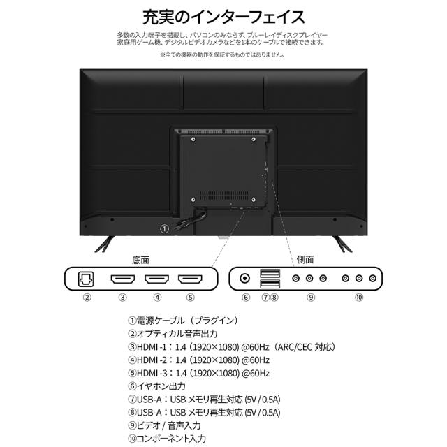 JAPANNEXT｜ジャパンネクスト JN-IPS43FHD2-U サイネージ液晶ディスプレイ(43型/IPS(ADS)/FullHD 1920×1080/60Hz/8ms/HDMI1.4/VESA/2年保証)(ブラック)[JNIPS43FHD2U] 返品種別A_8