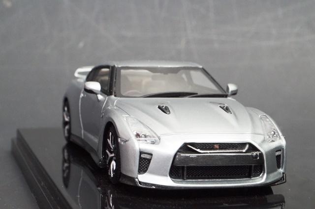 ONEMODEL 1/43 日産 GT-R 2017 Super Silver Metallic【17B08-57】ミニカー 返品種別B_2