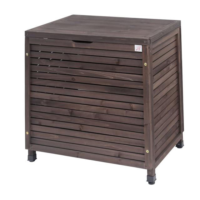 谷村実業 TAN-3024-DBR 木製ダストボックス(ダークブラウン)APET[TAN3024DBR] 返品種別B