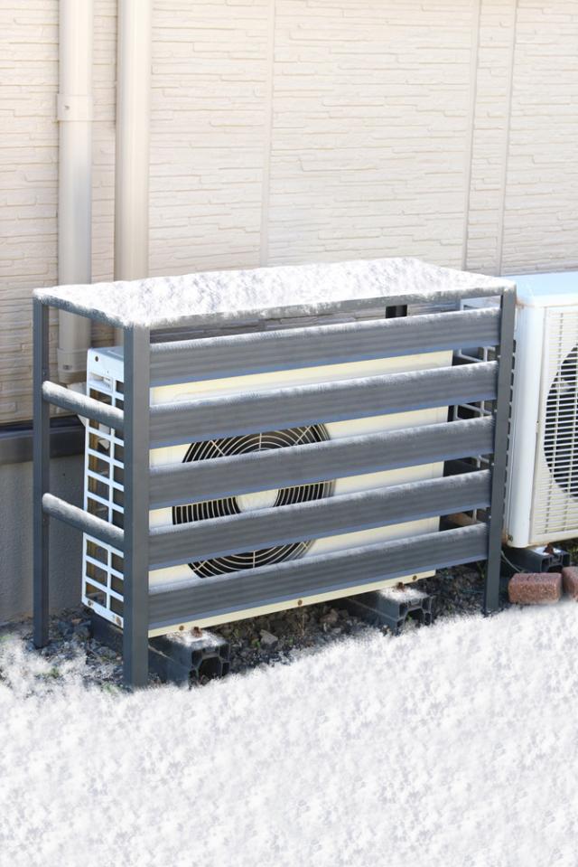 谷村実業 TAN-929(GY) アルミ室外機カバー(グレー)LivingOut[TAN929GY] 返品種別B