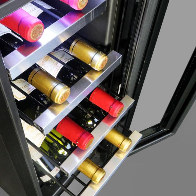 デバイスタイル DCG-C18S-K ワインセラー（18本収納） 【右開き