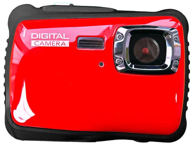 Veldo（ヴェルド） TN-WTP-CAM01/RED 防水デジタルカメラ 「TN-WTP-CAM01」（レッド）[TNWTPCAM01RED] 返品種別A
