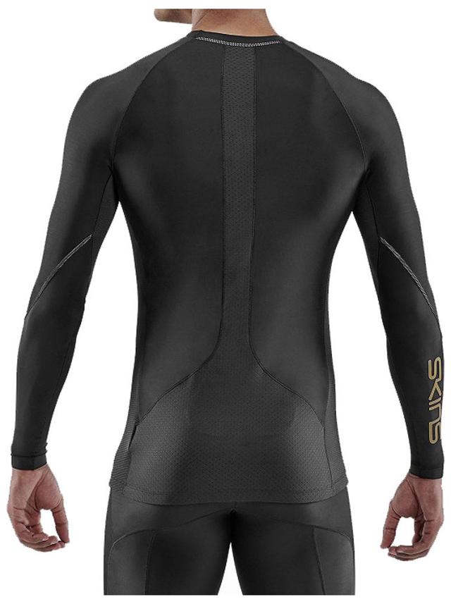 SKINS(スキンズ) SERIES-5 メンズトップスロングスリーブ（ブラック・サイズ：44(S)）  GRI-18121510-019-44S返品種別A_7