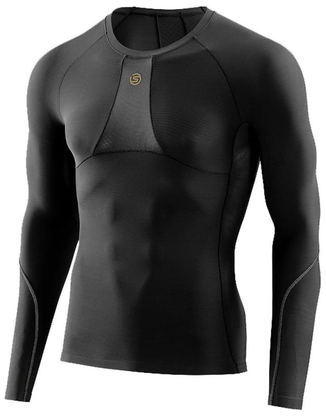 SKINS(スキンズ) SERIES-5 メンズトップスロングスリーブ（ブラック・サイズ：48(L)） GRI-18121510-019-48L返品種別A