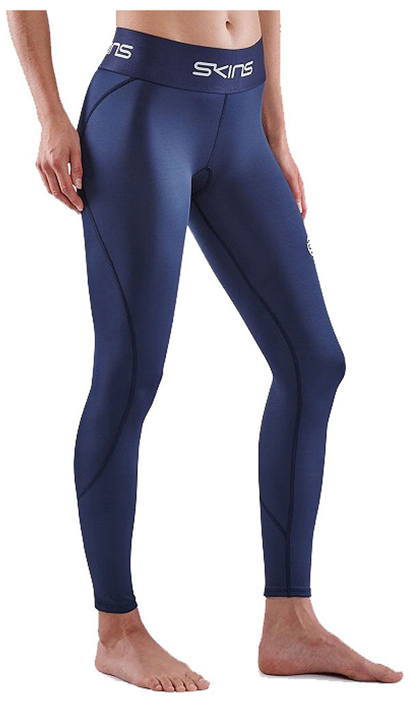 SKINS(スキンズ) SERIES-1 レディース ロングタイツ（ネイビー・サイズ