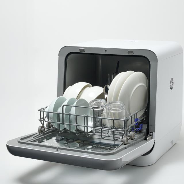 シロカ 食器洗い乾燥機（メタリックウォームグレー） 【食洗機】【食器洗い機】【工事・分岐水栓不要】siroca SS-M171返品種別A_3