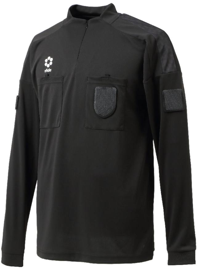 sfida（スフィーダ） IMO-SA22835-BLACK-L 【審判服】レフェリーシャツ L/S（ブラック・サイズ：L）[IMOSA22835BLACKL] 返品種別A