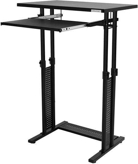 バウヒュッテ BHD-700 スタンディングデスク (幅70cm×奥行45〜72.5cm) ブラック[BHD700] 返品種別A