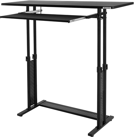 バウヒュッテ BHD-1200H 昇降式スタンディングデスク「オフィス」 (幅120cm×奥行45〜72.5cm) ブラック[BHD1200H] 返品種別A