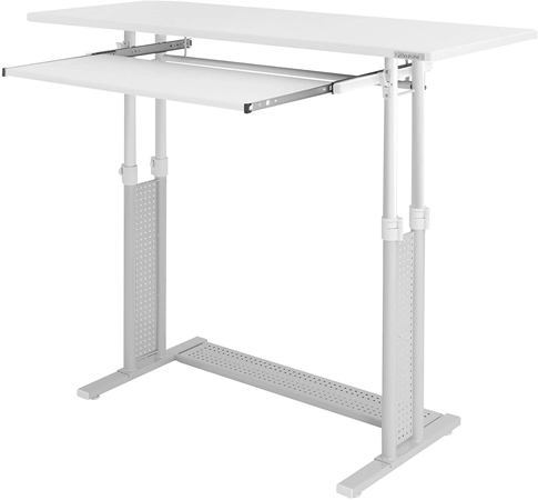 バウヒュッテ BHD-1200H-WH 昇降式スタンディングデスク「オフィス」 (幅120cm×奥行45〜72.5cm) ホワイト[BHD1200HWH] 返品種別A