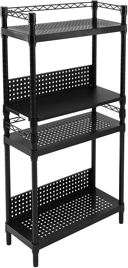 バウヒュッテ BHS-600SM-BK デスクサイドラック (幅60.5cm×奥行25.5cm